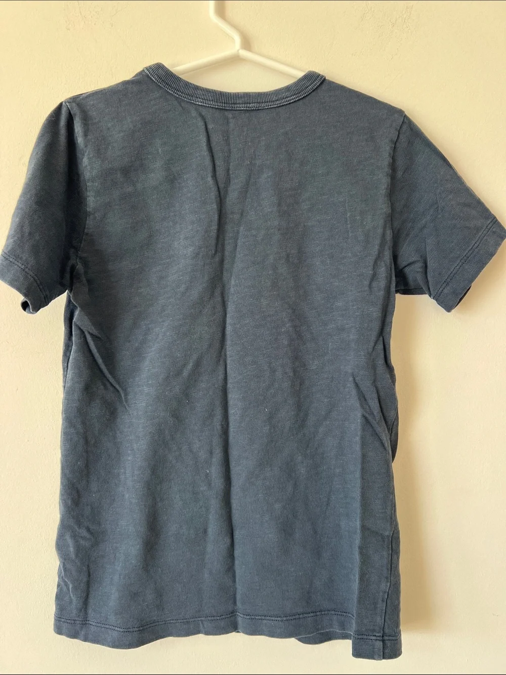 4/$12 Crewcuts Boys Short Sleeve Pocket Tee in Washed Navy Blue | 6-7